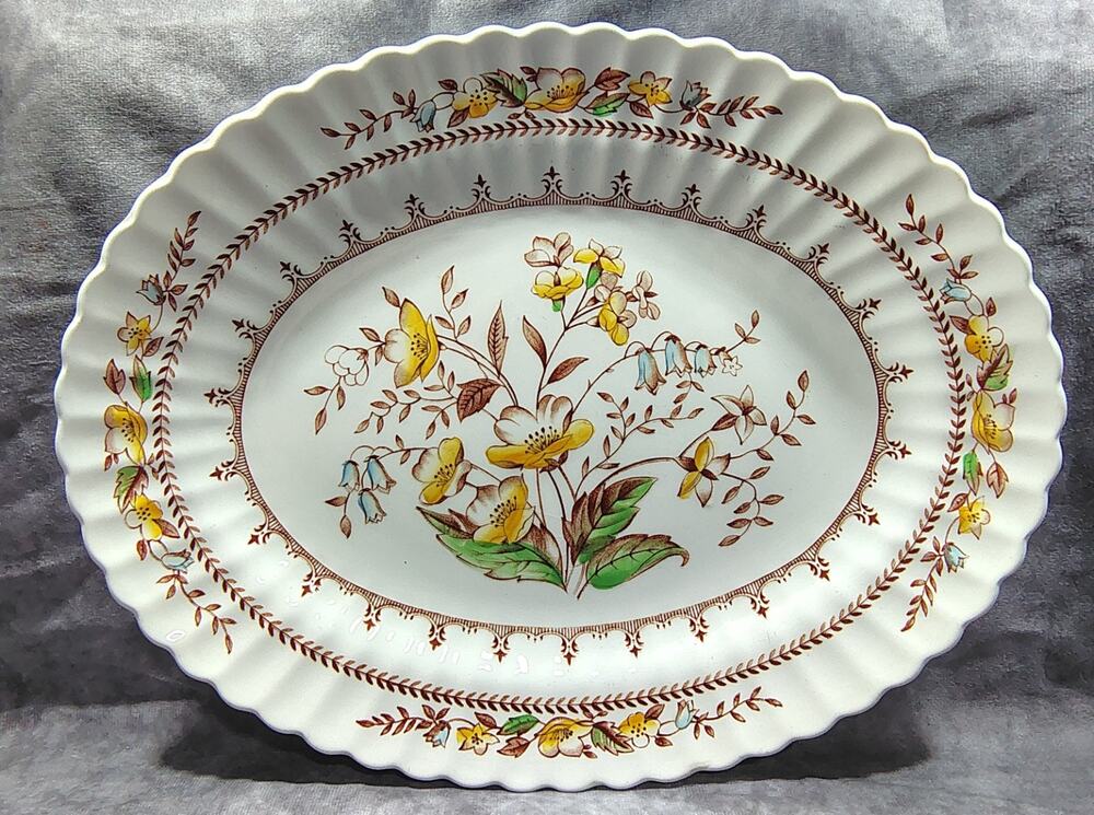 Vintage J. G. MEAKIN BREAMAR Oval Serving PLATTER